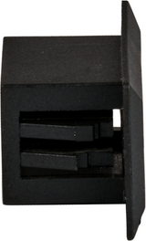 Blindstopfen Kunststoff schwarz für Bohrungen E2000®/SC simplex/LC duplex,VP - 53026.1-100