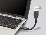 Delock Kabel USB 2.0 Typ-A Stecker > USB 2.0 Typ-A Buchse ShapeCable 0,15 m