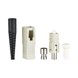 SC-Stecker Simplex Multimode, 2mm, schwarze Tülle Stück
