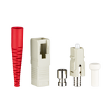 SC-Stecker Simplex Multimode, 2mm rote Tülle Stück