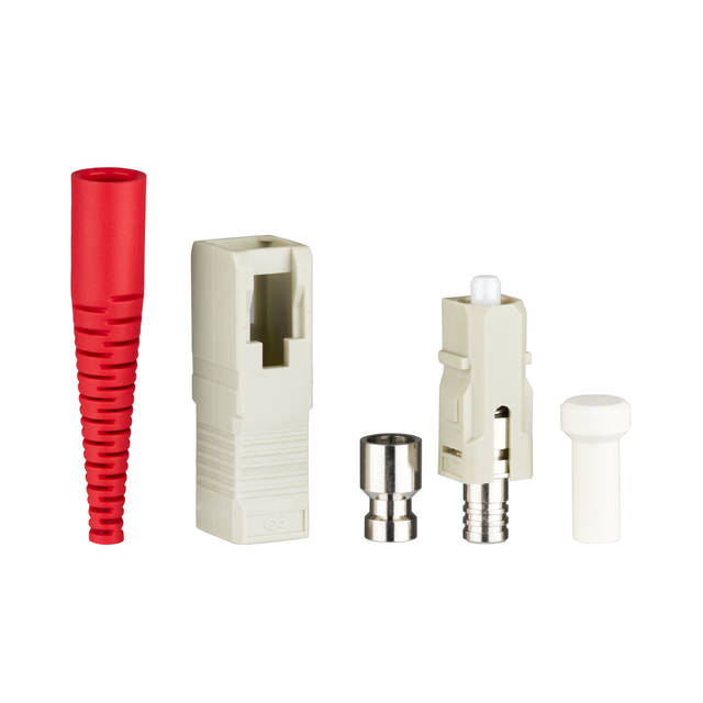 SC-Stecker Simplex Multimode, 2mm rote Tülle Stück