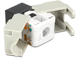 Delock Keystone Modul RJ45 Buchse > LSA Cat.6 UTP schwarz