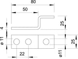 BETTERMANN Endstück V4A unbeh 5011 VA M10 Klemmschraube