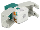 Delock Keystone Modul RJ45 Buchse > LSA Cat.6 UTP grün