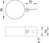 BETTERMANN Rohrschelle 90mm ST vz 11mm 301 DIN-90