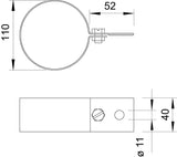 BETTERMANN Rohrschelle 110mm ST vz 11mm 301 DIN-110