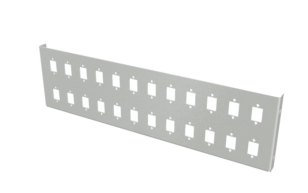 Verteilerplatte 24 SC-Simplex für Miniwandverteiler 53605.1V2 Stück
