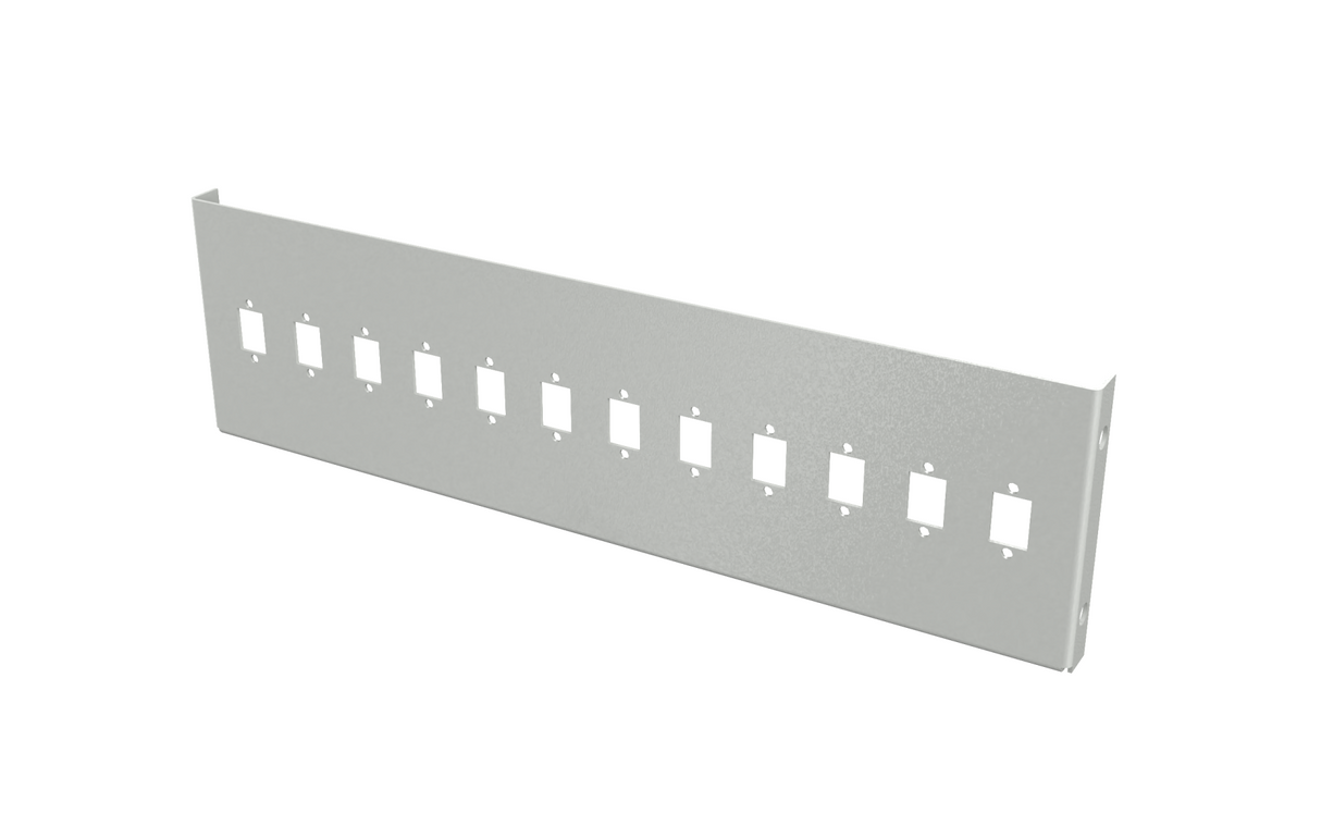 Verteilerplatte 12 SC-Duplex für Miniwandverteiler 53605.1V2 Stück