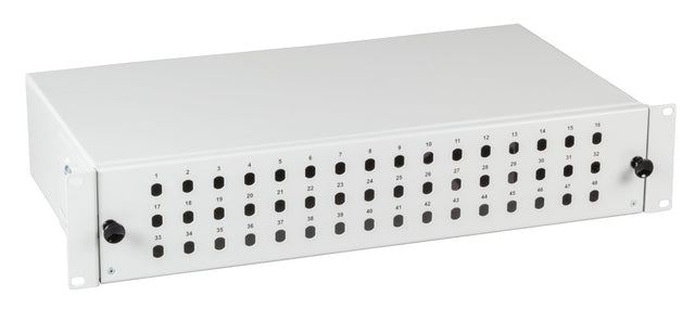 Spleißbox 48 SC simplex Front 2 HE, ausziehbar Stück