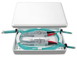 Micro-Spleißbox für 4xSC-Simplex Kupplung und 5 Crimpspleisse Stück