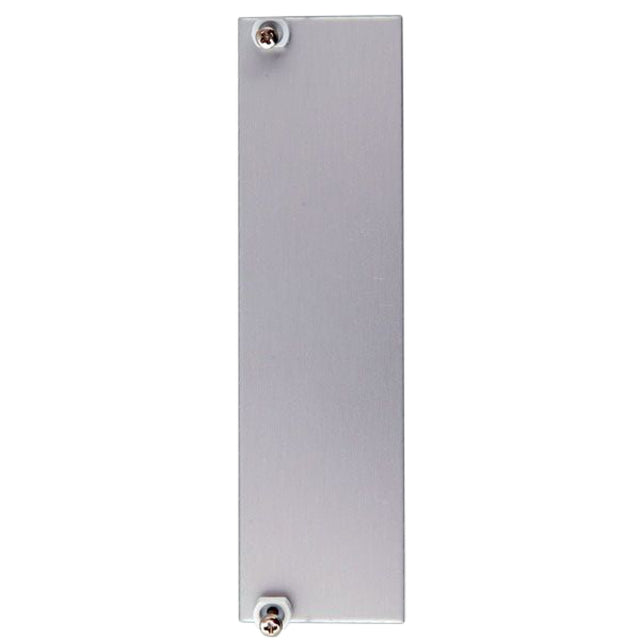 Blindplatte 3HE/7TE Alu elox. mit Schraubensatz - 53711.10