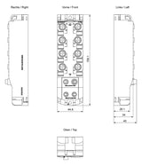 SIEMENS Digital I/O-Modul DC 20,4-28,8V 6ES7142-5AF00-0BA0 8Ausg 24V