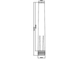 Delock GSM / UMTS Antenne N Stecker 2,5 dBi omnidirektional starr outdoor weiß