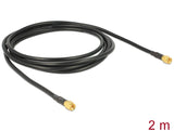 Delock Antennenkabel SMA Stecker > SMA Stecker LMR195 2 m