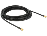 Delock Antennenkabel SMA Stecker zu SMA Stecker LMR195 low loss 5 m