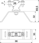 BETTERMANN Befestigung V2A unbeh isCon HS 26 VA