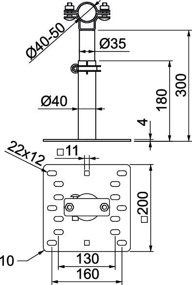 BETTERMANN Befestigung V2A unbeh isFang TW200