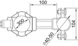 BETTERMANN Befestigung V2A unbeh isFang TR100 100