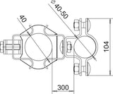 BETTERMANN Befestigung V2A unbeh isFang TR100