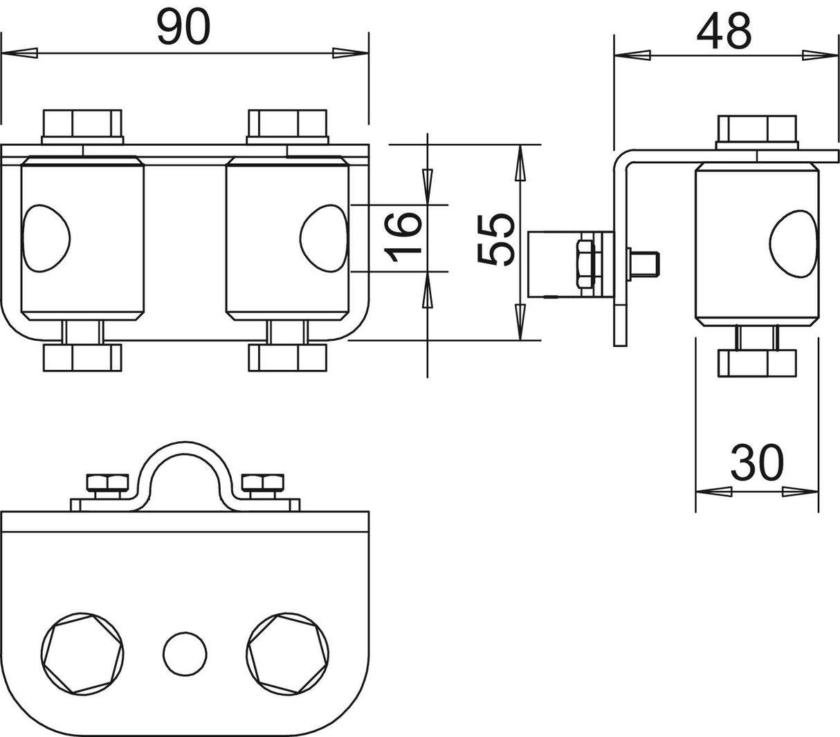 BETTERMANN Befestigung V2A unbeh 101 HV-16