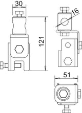 BETTERMANN Befestigung V2A unbeh 101 F-16