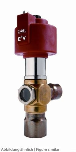 Elektron. Expansionsventil E4V85BST00 28 x 35 mm löt mit Schauglas