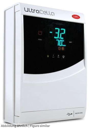 UltraCella Kompaktschaltschrank 230V zweizeiliges Display grün