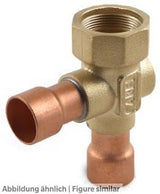 Ventilunterteil E2V-Z 1/2" löt ohne Schauglas