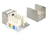 Delock Keystone Modul RJ45 Secure Cat.6 > LSA