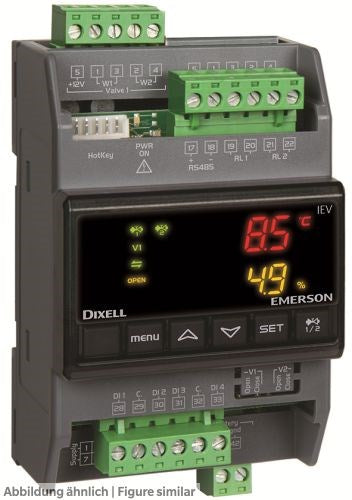 Überhitzungsregler IEV22D -1N1C0 24V, 1 bi- od. unipolares Stepper Ventil