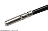 PTC-Fühler S6.S 6m, IP67, -50/+120 Silikon, mit Metallkappe 6x40mm