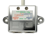 Delock RJ45 Port Doppler 1 x RJ45 Stecker > 2 x RJ45 Buchsen (1 x Ethernet, 1 x ISDN)
