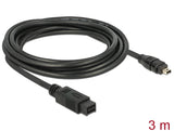 Delock Kabel FireWire 9 Pin Stecker > 4 Pin Stecker 3 m