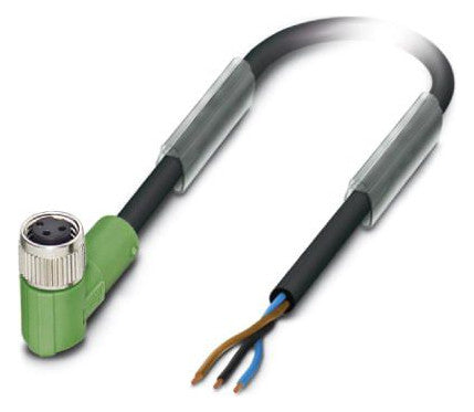 PHOENIX Sensor-Aktorkabel 3p 5m M8 abgew SAC-3P- 5,0-PUR/M 8FR Female fr.Ende