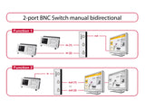 Delock Umschalter BNC 2 Port manuell bidirektional