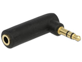 Delock Adapter Audio Klinke 3,5 mm 3 Pin Stecker > Buchse gewinkelt
