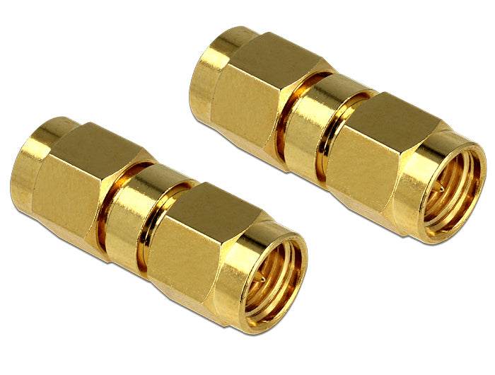 Delock Adapter SMA Stecker zu SMA Stecker