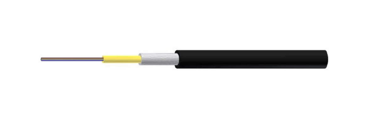 A-DQ(ZN)B2Y OM3 12G (1x12),Fca 3000N PE schwarz 8,5mm - 55212.3OM3-SA