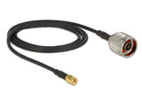 Delock Antennenkabel N Stecker > RP-SMA Stecker CFD200 1,0 m low loss