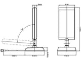 Delock LTE Antenne SMA Stecker 2 - 4 dBi omnidirektional mit magnetischem Standfuß und Anschlusskabel (ULA 100, 1 m) schwarz