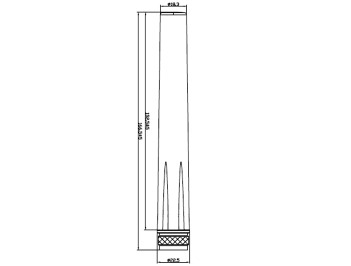 Delock LTE Antenne N Stecker 2,5 dBi omnidirektional starr weiß outdoor Delock