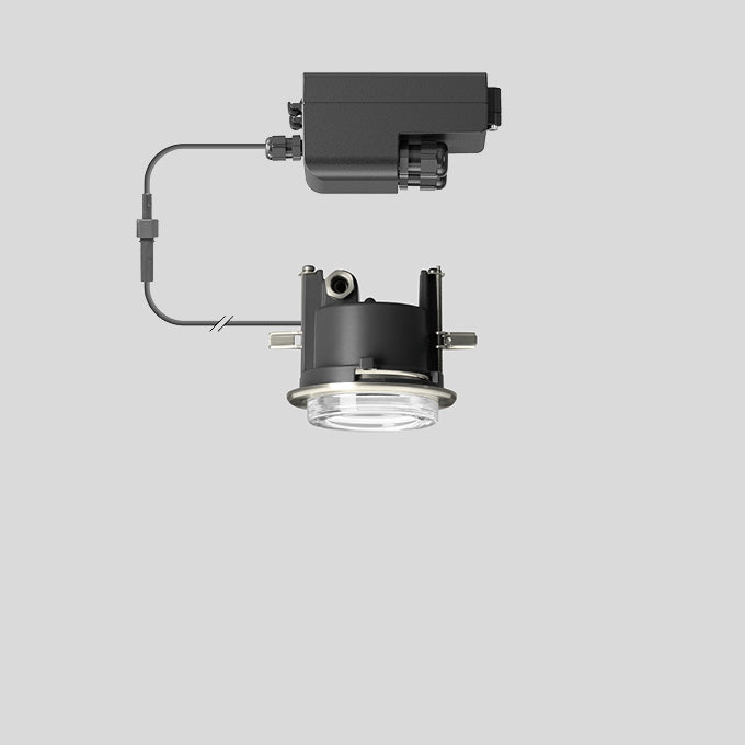 BEGA LED-Einbaustrahler 4,5W Konv 1LED 55941K3 edst 3000K ws 252lm edst mt Alu