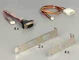 Delock Modul MiniPCIe I/O PCIe full size 4 x Seriell RS-232 mit Spannungsversorgung