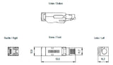 SIEMENS Modular-Stecker Cat6A RJ45 24AWG 6GK1901-1BB12-2AB0 Feldkonf Schirm rnd