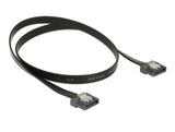 Delock SATA 6 Gb/s Kabel 50 cm schwarz FLEXI