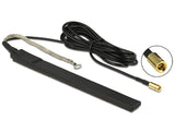 Delock DAB+ Antenne SMB Stecker 23 dBi aktiv omnidirektional schwarz Klebemontage outdoor