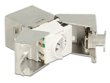 Delock Keystone Modul RJ45 Buchse > LSA Cat.6A STP kompakt