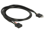 Delock USB 2.0 10 Pin Verlängerungskabel Pfostenstecker > Pfostenbuchse 50 cm