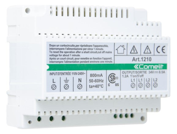 COMELIT Steuergerät Video 34V DC 2Draht REG IP20 1210