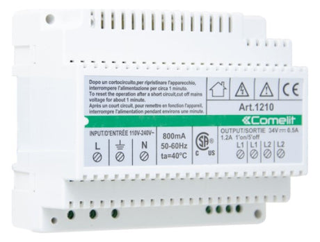 COMELIT Steuergerät Video 34V DC 2Draht REG IP20 1210